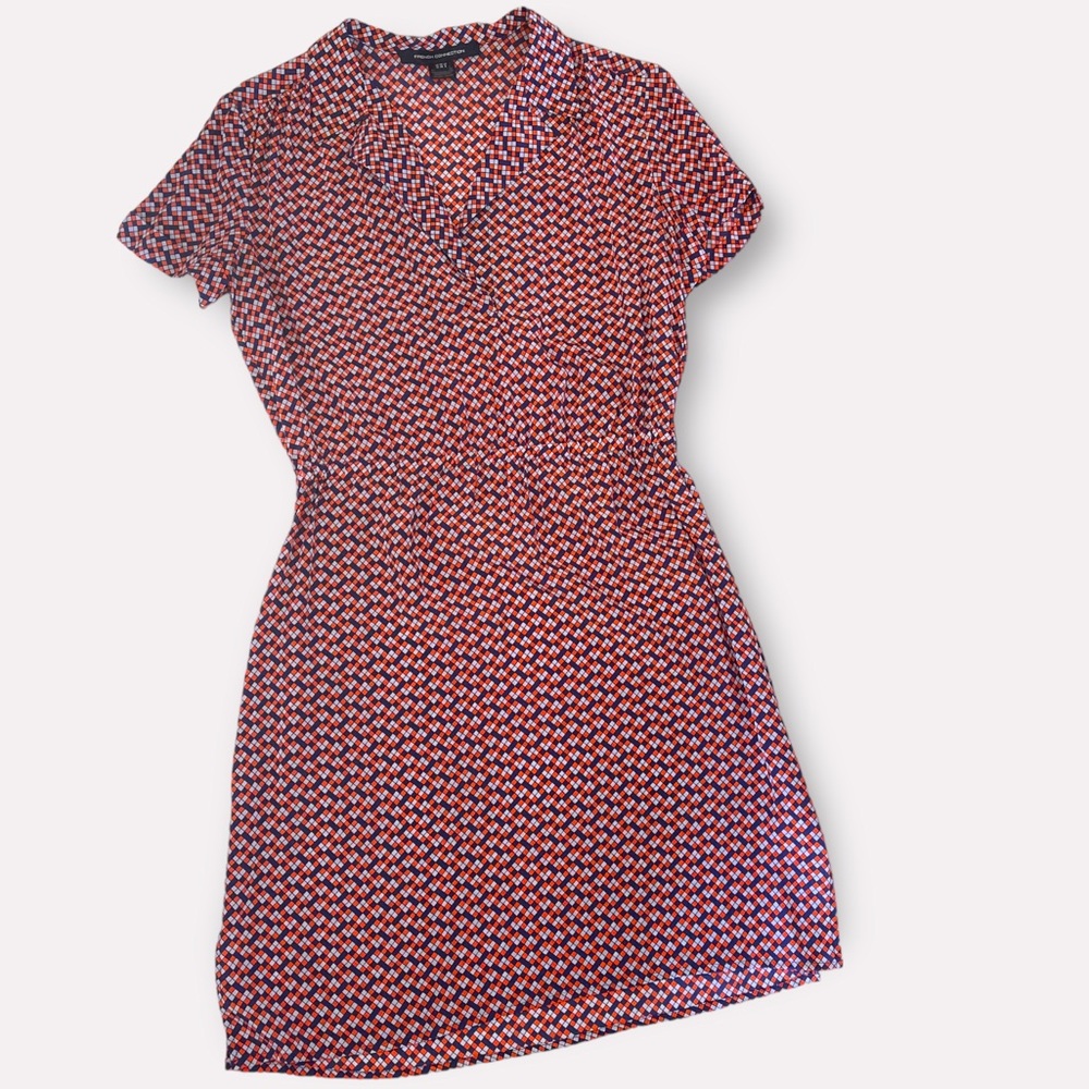 French Connection I Silk Collared‎ Dress